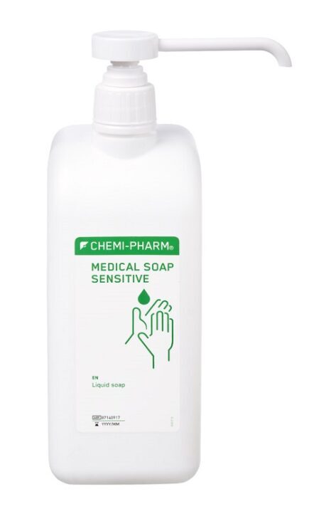 MEDICAL SOAP SENSITIVE - krāsvielas un smaržvielas nesaturošas šķidrās ziepes 500 ml 