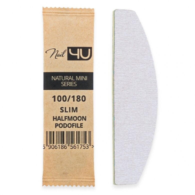 Mini vīle, pusmēness, 100/180,  Slim, NAIL4U