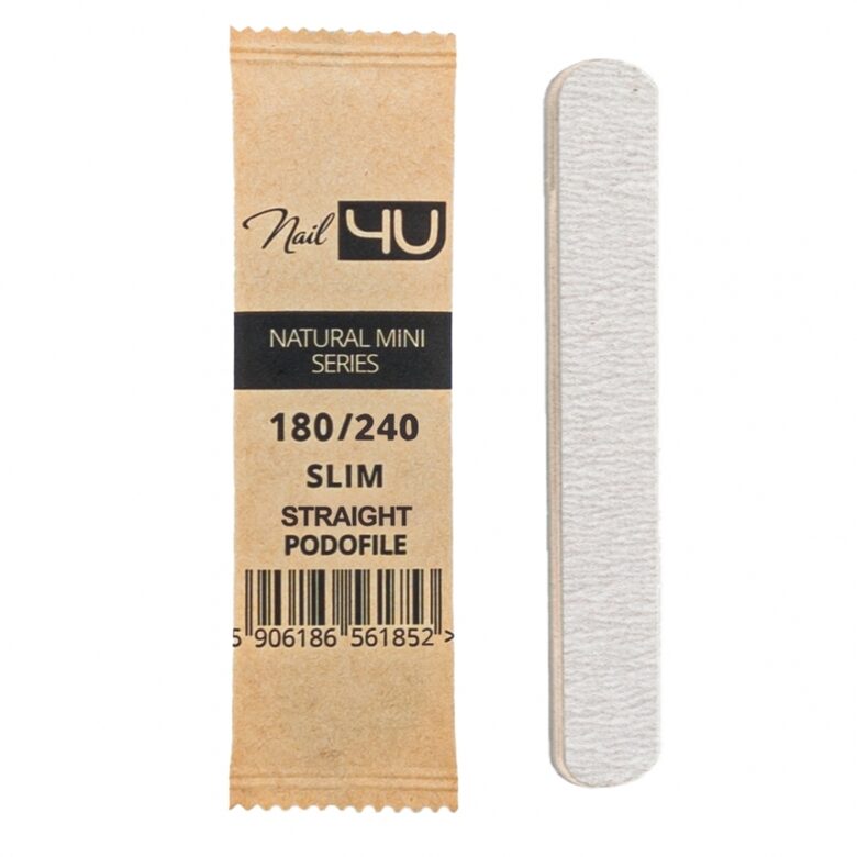 Mini vīle, taisna, 180/240,  Slim, NAIL4U