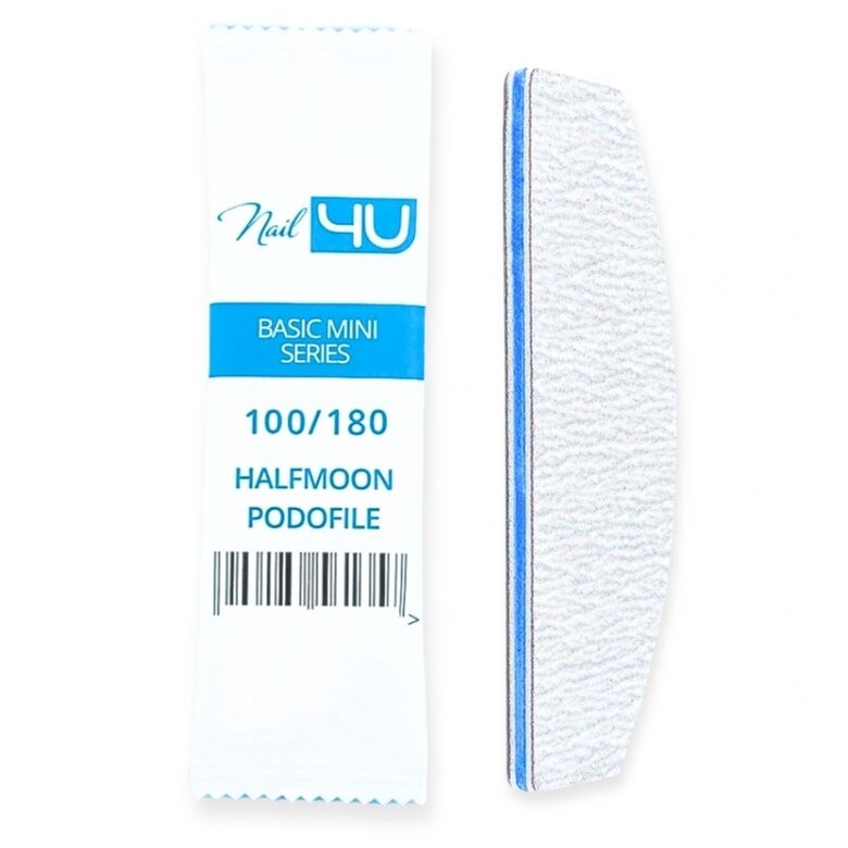 Mini vīle, pusmēness, 100/180,  BASIC, NAIL4U