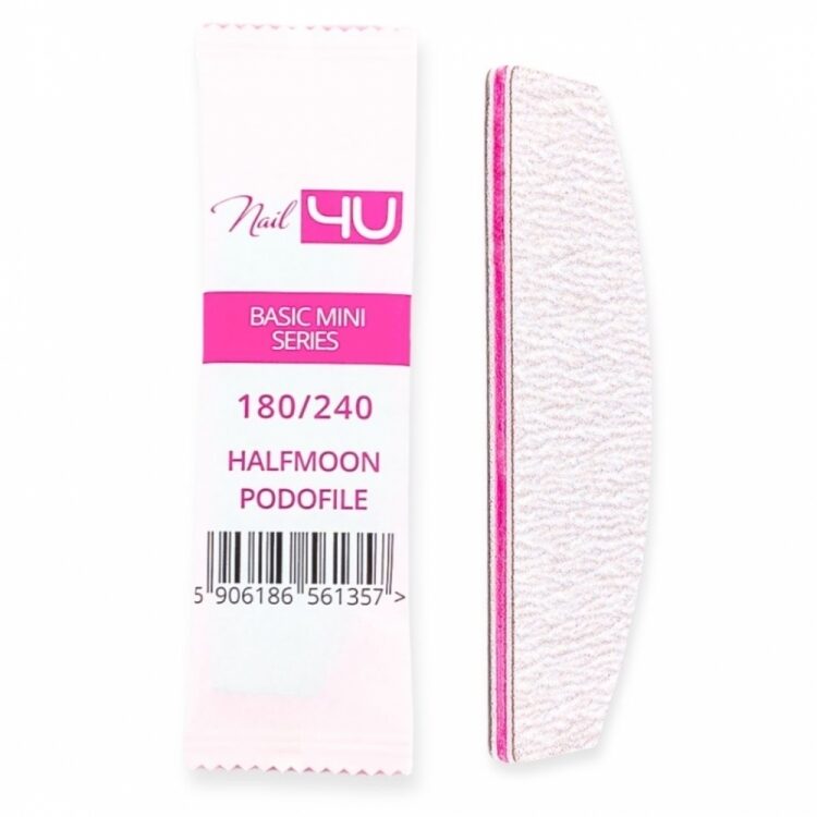 Mini vīle, pusmēness, 180/240,  BASIC, NAIL4U
