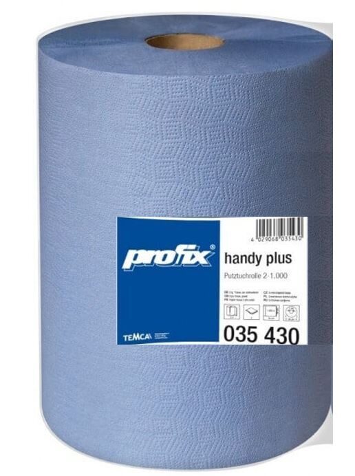 Industriālais papīra rullis- Profix handy plus 38x36cm,1000 loksnes., 2 sl.