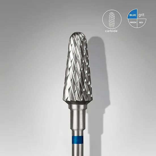 STALEKS Karbīda frēze konusveida noņemšanai zila, diametrs 6 mm / darba daļa 14 mm, FT70B060/14