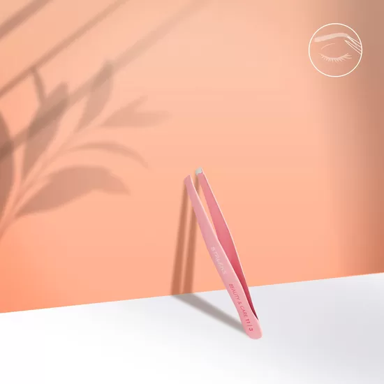 Uzacu pincete BEAUTY &amp; CARE 11 3. tips (ar platu slīpējumu), TBC-11/3]