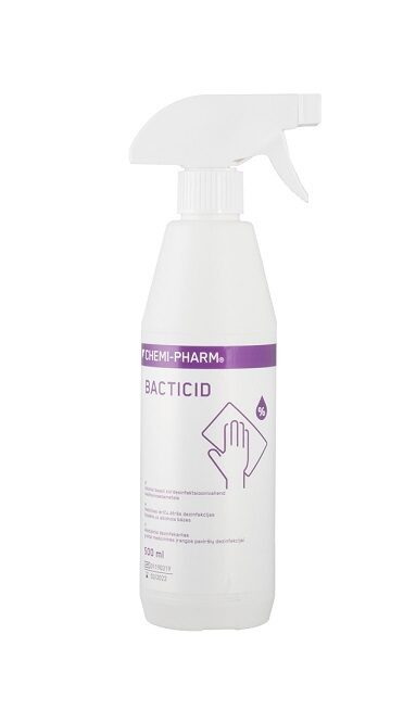 Virsmu dezinfekcijas līdzeklis- BACTICID 500 ml 