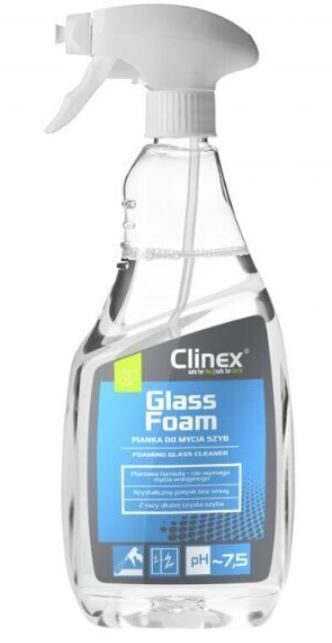 Stikla virsmu tīrīšanas līdzeklis putas veidojošs CLINEX GLASS FOAM 650ml