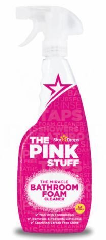 Izsmidzināmas vannas istabas tīrīšanas putas, THE PINK STUFF,  750ml