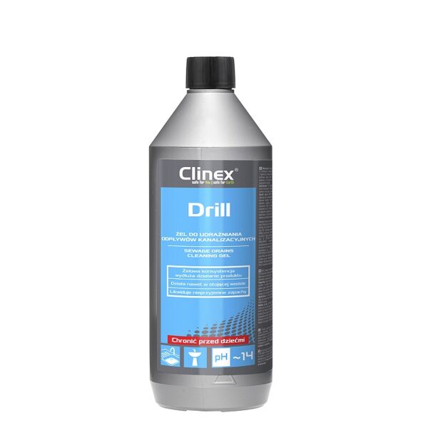 Kanalizācijas cauruļu tīrīšanas želeja- CLINEX DRILL 1000ml