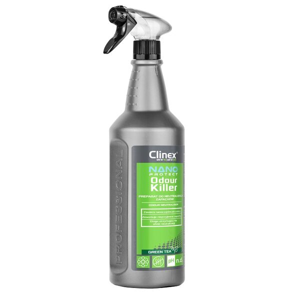Smaku neitralizācijas līdzeklis ar zaļās tējas aromātu, CLINEX Nano Protect Silver Odour Killer - Green Tea, 1000 ml 