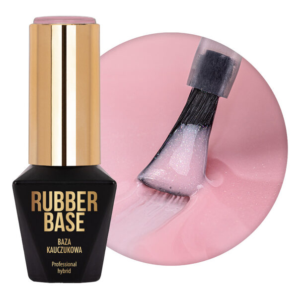 Rubber Base 2in1, MollyLac, Sparkling Mousse, 10g