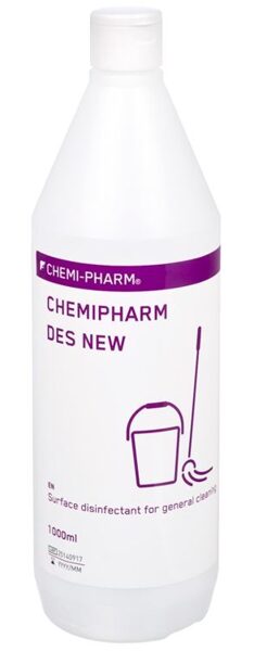 Virsmu dezinfekcijas līdzeklis, koncentrāts- CHEMIPHARM DES NEW MD 1L