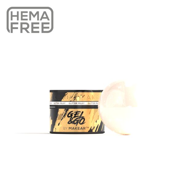 Gel&go, Makear, Glitter milky, NR. GG20 15g