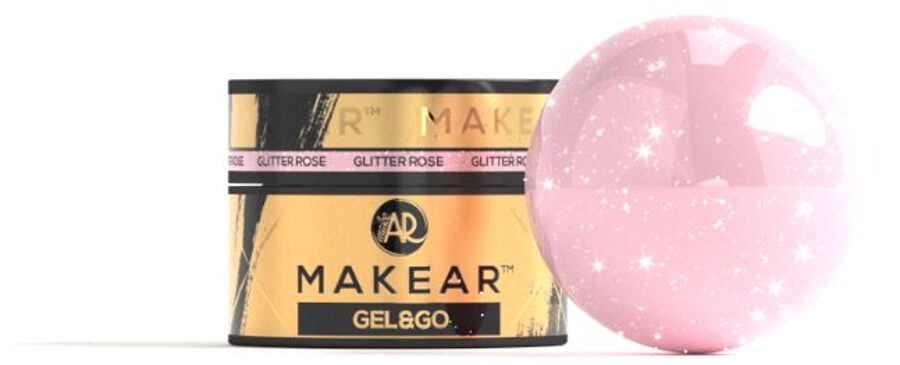 Gel&go, Makear, Glitter Rose , NR. GG23 15g